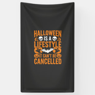 Banderoles Mode de vie Halloween Chauve-souris Citrouille Épo