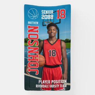 Banderoles Modèle de conception de basketball senior Photo Sp