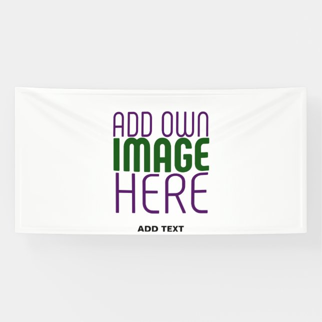BANDEROLES MODELE DE TEXTE D'IMAGE BLANC SIMPLE ÉDITABLE MODE (Horizontal)