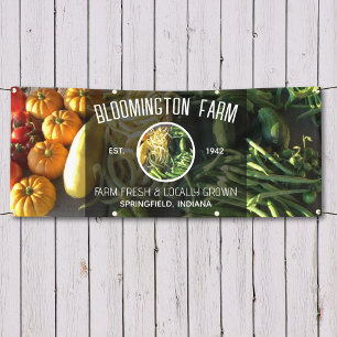 Banderoles Moderne 2 Photo Family Farm Business