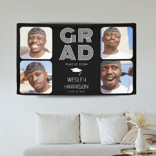Banderoles Moderne GRAD 4x collage photo Graduate