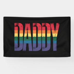 Banderoles Mois Gay pride papa Fête des pères LGBTQ Arc-en-ci