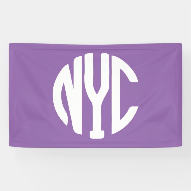 Banderoles monogramme de New York (Horizontal)