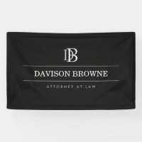 Monogramme professionnel noir