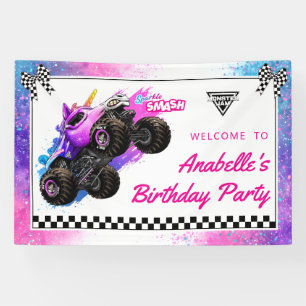 Banderoles Monster Jam - Sparkle Smash Anniversaire