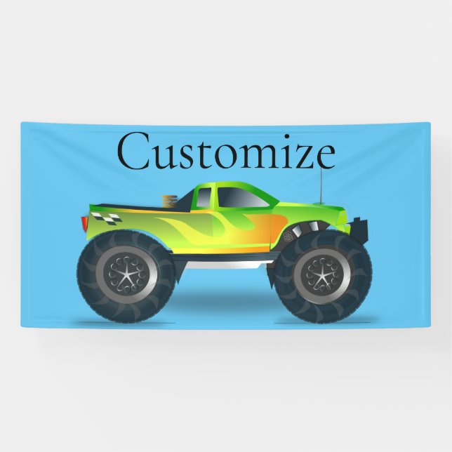 Banderoles Monster Truck Thunder_Cove (Horizontal)