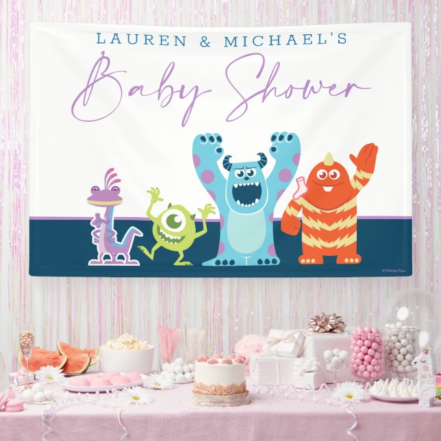 Banderoles Monsters Inc. Baby shower Bienvenue (Fête)