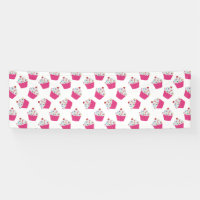 Motif Cupcake rose clair au dessert