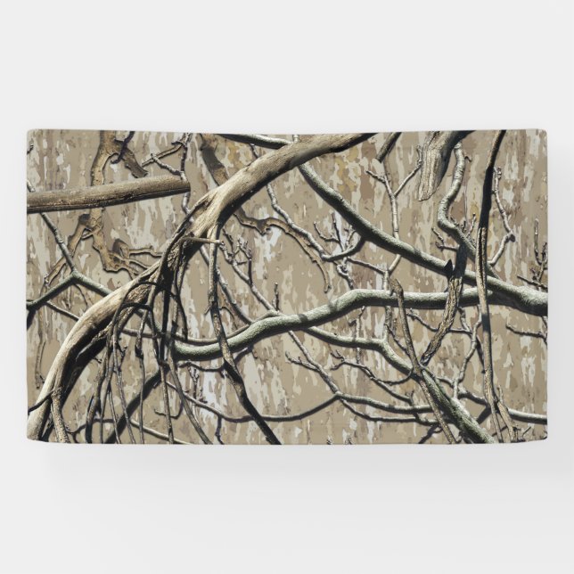 Banderoles Motif de la chasse au camouflage 5 (Horizontal)