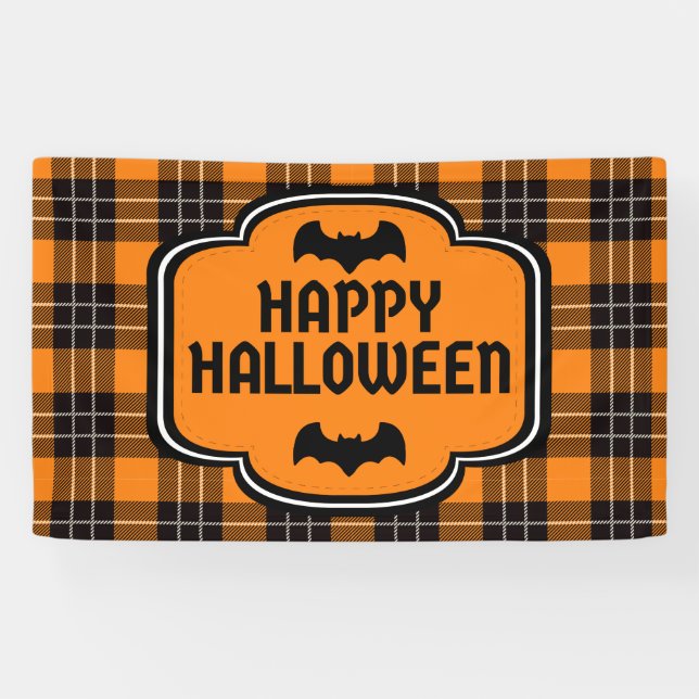 Banderoles Motif de l'Halloween (Horizontal)