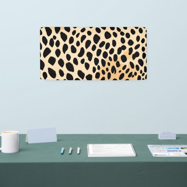 Banderoles Motif d'impression Cheetah (Salon professionnel)
