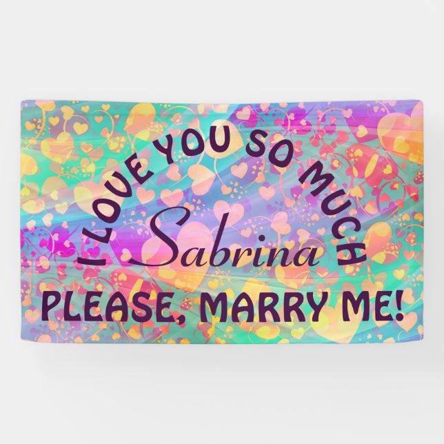 Banderoles Motif drôle XI de coeur - pastel coloré + idées (Horizontal)