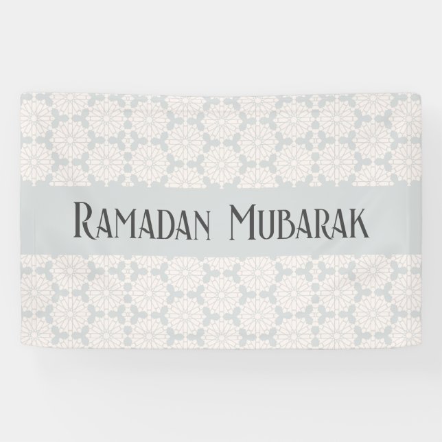 Banderoles Motif géométrique islamique (Horizontal)