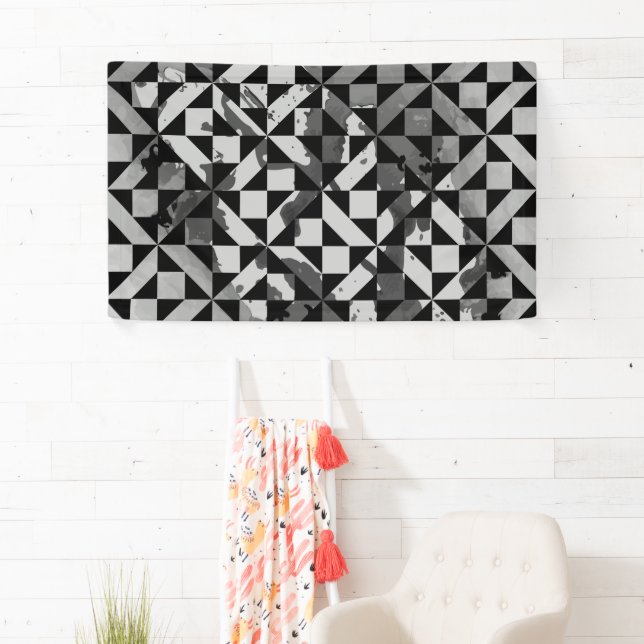 Banderoles Motifs d'aquarelle 5 (En situation)