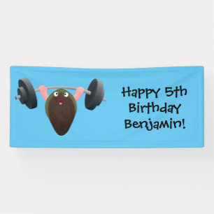 Banderoles Moule amusante travaillant sur l'illustration de d