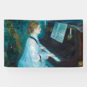 Banderoles Musicien de piano Renoir Woman