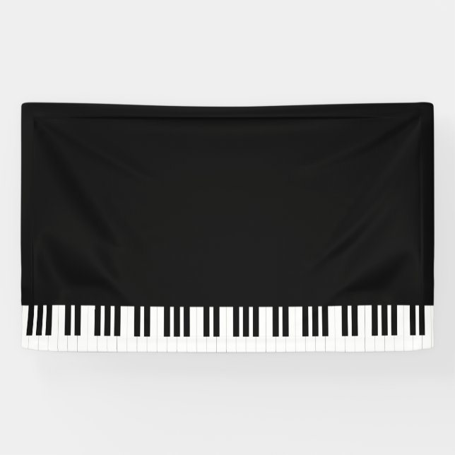BANDEROLES MUSIQUE DE PIANO (Horizontal)