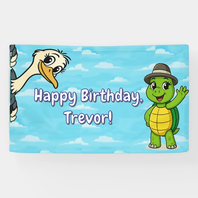 Banderoles Nae Nae & Lulu Adventures Birthday Banner (Horizontal)