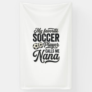 Banderoles Nana de foot Vintage Gravure Famille Joueur Chemis