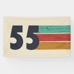 Banderoles Né en 1955 vintage 70e anniversaire cadeau