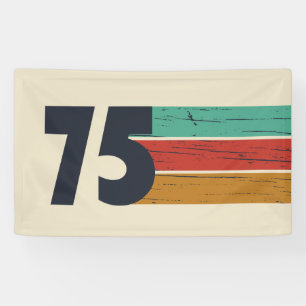 Banderoles Né en 1975 cadeau vintage 50e anniversaire