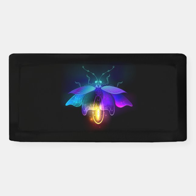 Banderoles Neon Firefly sur noir (Horizontal)