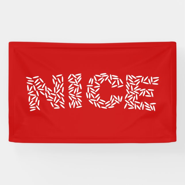 Banderoles Nice Riz (Horizontal)
