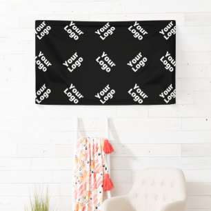 Banderoles N'importe quel logo ou image téléchargée   Motif d