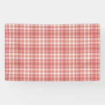 No. 64 de rouge, orange et de blanc de plaid de