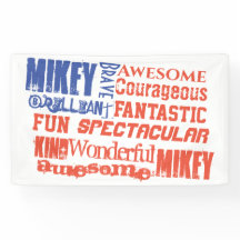 Nom Rouge Blanc Et Bleu Américain Drapeau