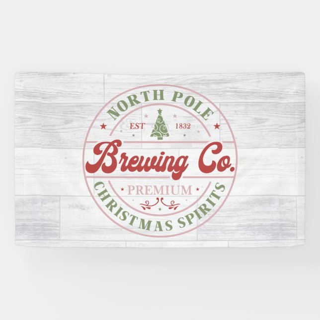 Banderoles North Ple Brewing Company Salon de Noël (Horizontal)
