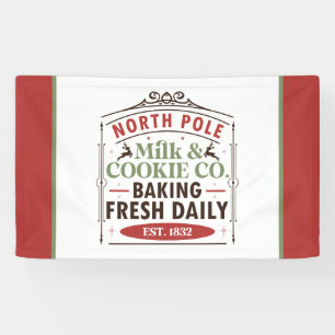 Banderoles North Pôle Milk Cookie Company