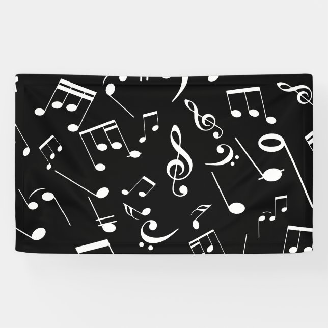 Banderoles Notes musicales 2 (Horizontal)