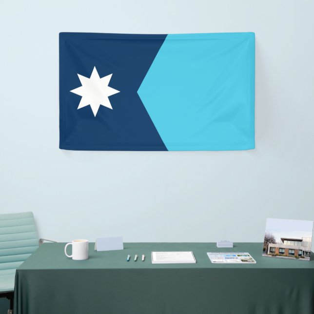 Banderoles Nouveau drapeau de l'État du Minnesota (Salon professionnel)