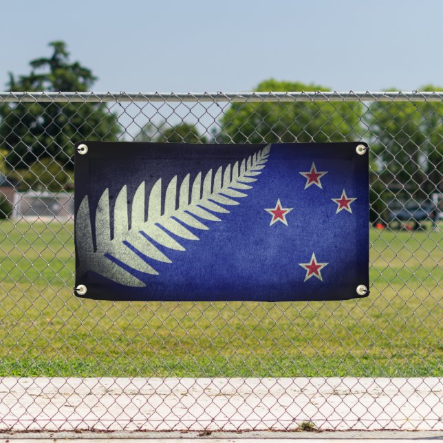 Banderoles Nouvelle-Zélande Silver Fern (Insitu)