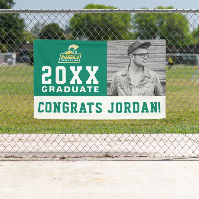 Banderoles NSU Spartans Diplômé (En situation)