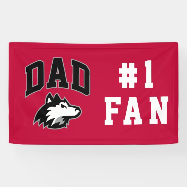 Banderoles NU Huskies (Horizontal)