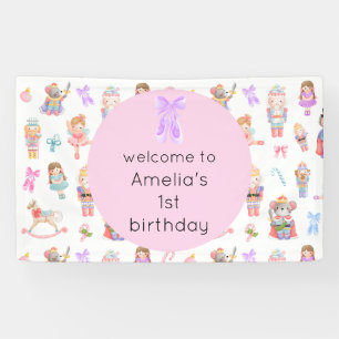 Banderoles Nutcracker 1er anniversaire