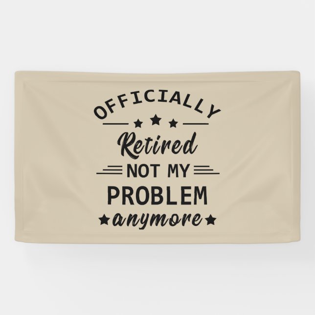 Banderoles officiellement retiré plus mon problème (Horizontal)