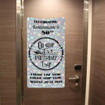 Oh Ship C'est une porte de croisière d'anniversair