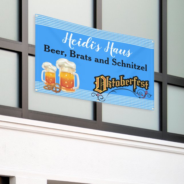 Banderoles Oktoberfest Promotion 2 Affaires  (Bâtiment extérieur)