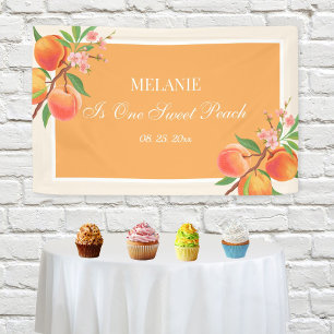 Banderoles One Sweet Peach 1er anniversaire
