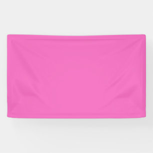 Banderoles Orchidée uni couleur solide rose vif
