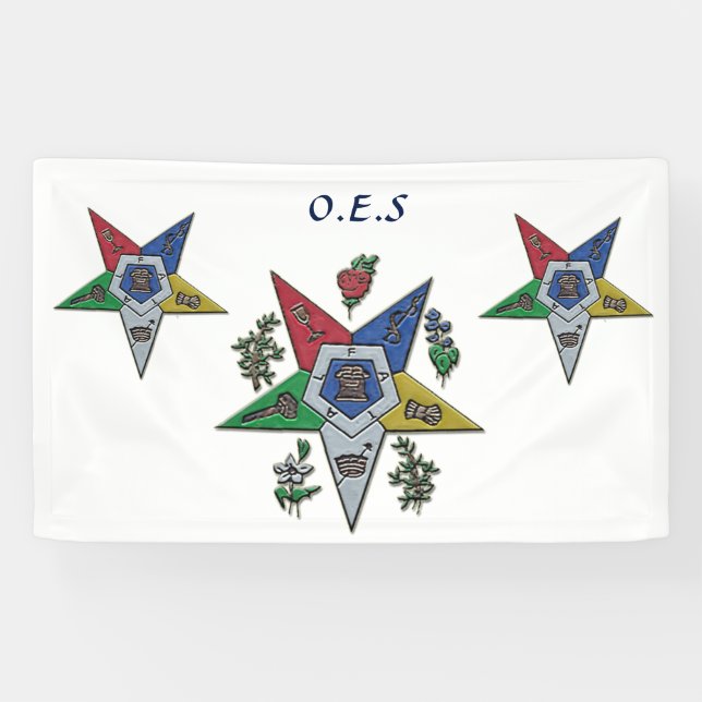 Banderoles Ordre De L'Étoile Orientale (Horizontal)