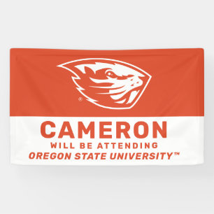 Banderoles Oregon State Beavers   Tête de castor