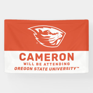 Banderoles Oregon State Beavers Tête de castor