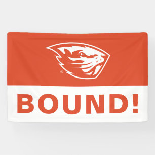 Banderoles Oregon State Beavers   Tête de castor