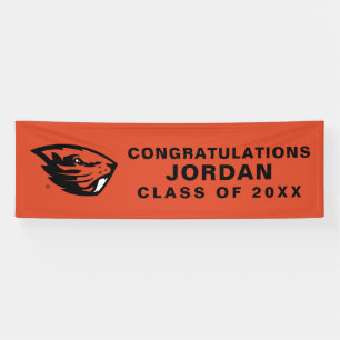 Banderoles Oregon State Beavers   Tête de castor