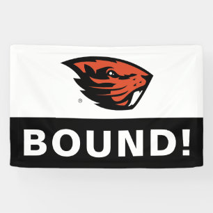 Banderoles Oregon State Beavers   Tête de castor