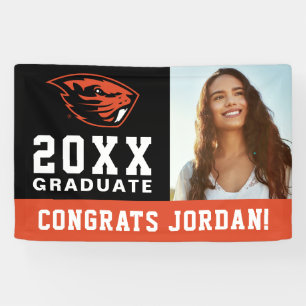 Banderoles Oregon State Beavers   Tête de castor